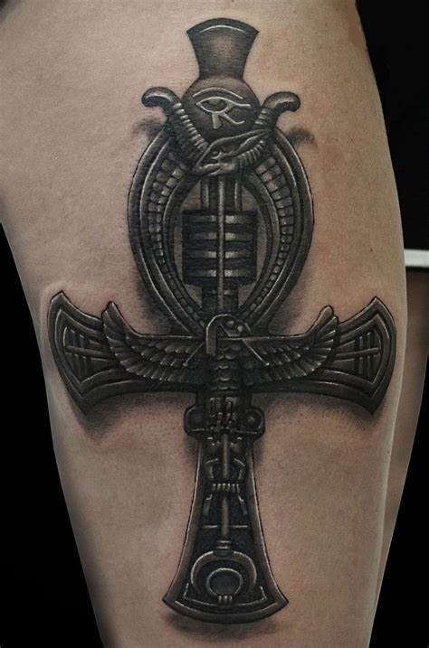 ankh tattoo images|anubis osiris with ankh tattoos.